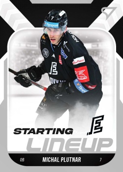 Michal Plutnar Karlovy Vary Tipsport ELH 2022/23 SportZoo 2. serie Starting LINEUP #SL-68